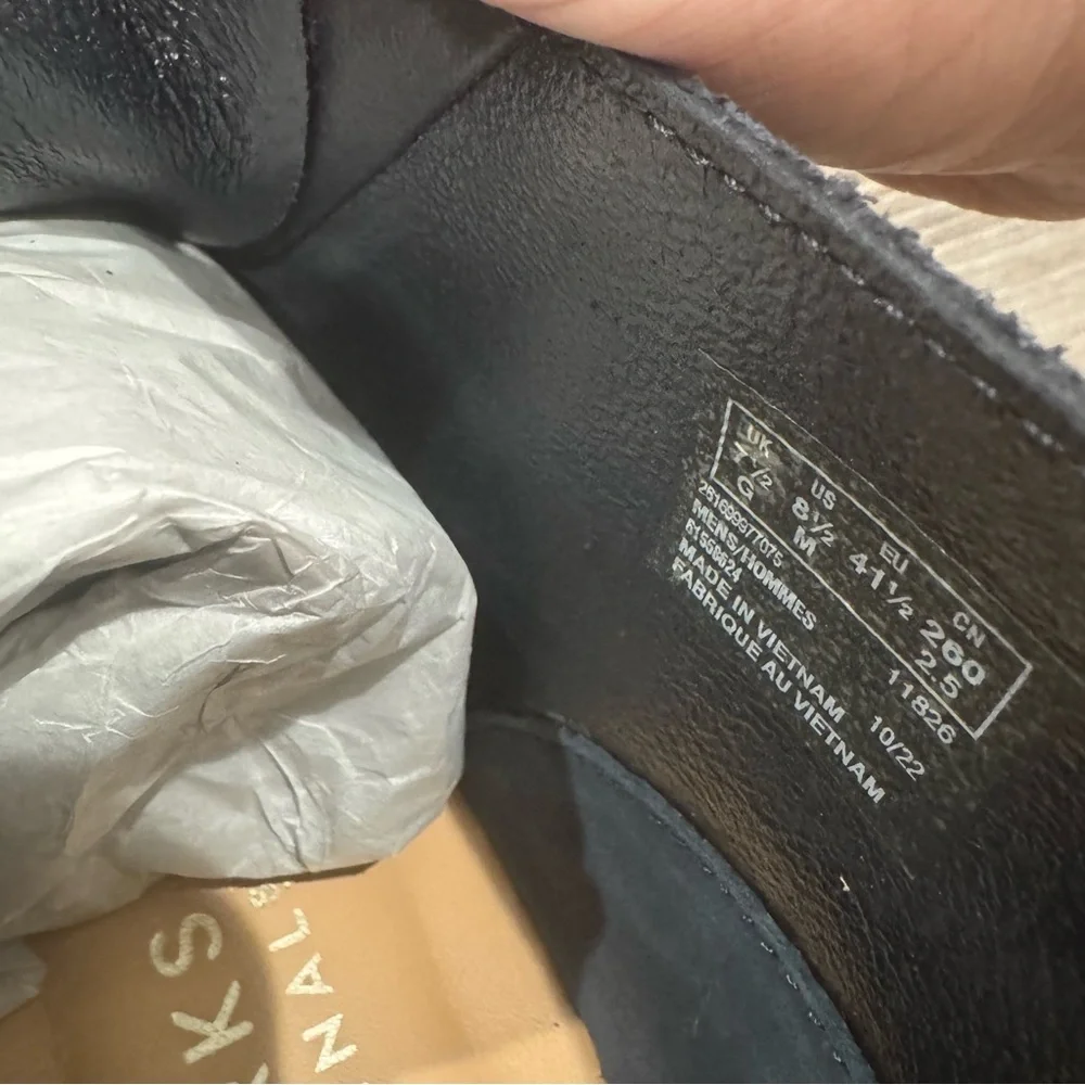 Clarks Original Desert Coal Navy Suede Chukka Boots
